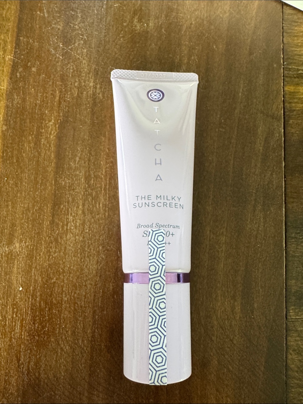 Tatcha Milky Sunscreen in Cream with Gold Accents - Picture 2 of 3